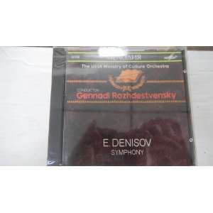   Orchestra, Gennadi Rozhdestvensky Conducting E. Denisov Symphony CD