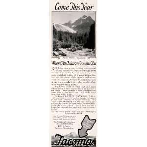  1927 Ad Tacoma Washington Chamber Commerce Rainier 