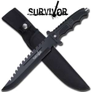 Tactical Combat Hunting Knife With Glass Breaker  Sports 
