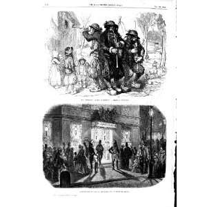   1853 Bonbon Shop Paris New Year Scene Sonneurs Music