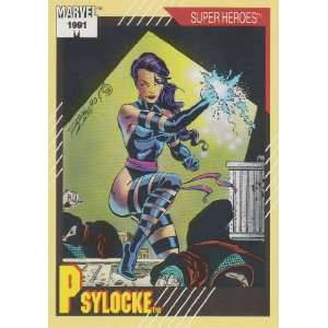  Psylocke #18 (Marvel Universe Series 2 Trading Card 1991 