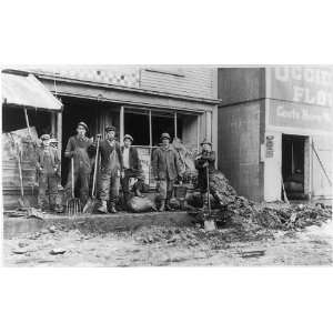   ,VT,1927 Flood,Clean up,Jonesville,Chittenden Co