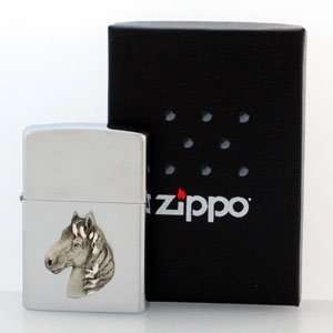 Western Zippo Lighter   Horse Head