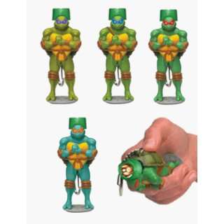  Teenage Mutant Ninja Turtles Flashlight Keychain Toys 