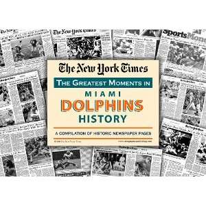  Miami Dolphins unsigned Greatest Moments in History New 