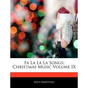   : Christmas Music Volume IX (9781170095478): Beatriz Scaglia: Books