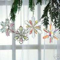 Crystal Snowflake FIRST SNOW Suncatcher Ornament NIB  