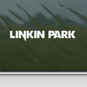  Linkin Park White Sticker LP Car Laptop Vinyl Window White 
