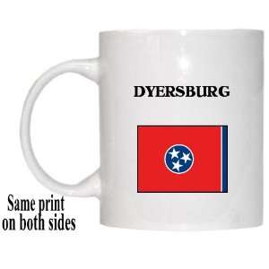    US State Flag   DYERSBURG, Tennessee (TN) Mug 
