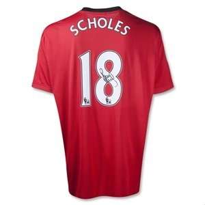   Manchester United Paul Scholes Signed Soccer Jersey