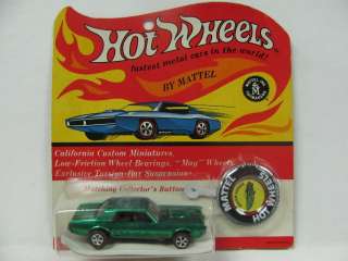 Hot Wheels Redline Custom Cougar Green BP Rare Cheetah Card Buy it Now 