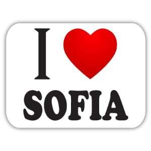  I Love SOFIA Bulgaria Car Bumper Sticker Decal 5 X 4 