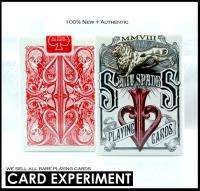 SPLIT SPADES LIONS PLAYING CARDS RED BLACK BLUE DECK SET OF 3 rare 