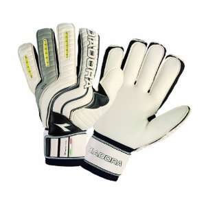  Diadora Stile Soccer Goal Keeper Gloves (White) Sports 