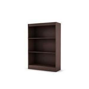 Smart Basics Collection Shelf Bookcase in Chocolate Finish