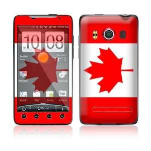  HTC Evo 4G Skin Decal Sticker   Canadian Flag Everything 