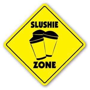 SLUSHIE ZONE Sign xing gift novelty water ice sno snow cone Italian