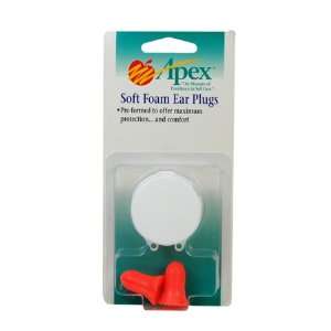  Soft Foam Ear Plugs with Case: Health & Personal Care