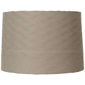  Taupe Horizontal Wave Pleat Shade 15x16x11 (Spider): Home 
