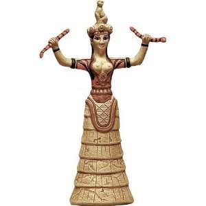  Minoan Snake Goddess Statue from Knossos Palace   D 082SP 
