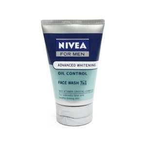  nivea for men advanced whitening oil control face wash 7 