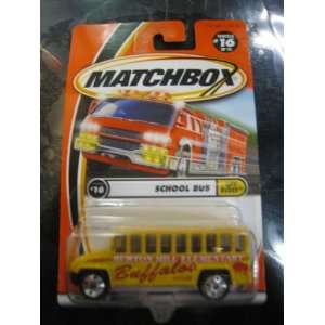  MATCHBOX #16 SCHOOL BUS [CITY DUDES] Toys & Games