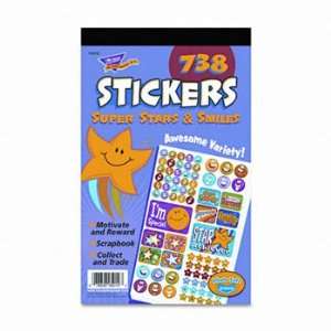   Smiles Sticker Pad STICKERS,STARS & SMILES (Pack of20) Office