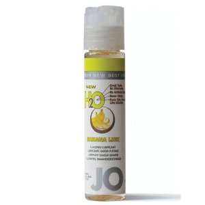  System jo h2o flavored lubricant   1 oz banana lick 