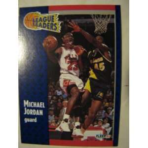 1991   1992 Fleer Michael Jordan Bulls League Leaders 