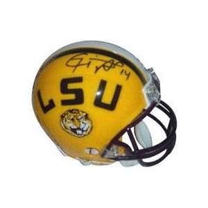   Clayton Autographed Louisiana State (LSU) Tigers Replica Mini Football