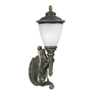 NEW 2 Light Outdoor Horse Wall Lamp Lighting Fixture, Oil Rubbed 