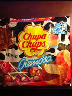 Chupa Chups IceCream Flavored Creamy Lollipops ( 40Ct )  