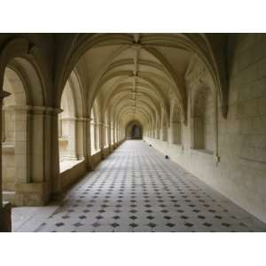 Cloister, Fontevraud Abbey, Fontevraud, Maine Et Loire, France, Europe 