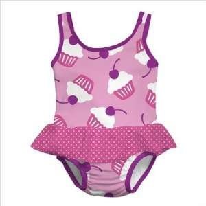  Ultimate Swim Diaper Skirty Tanksuit in Cupcakes Baby