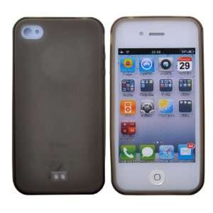  New Hole TPU Skin Case for iPhone 4 (Black): Everything 
