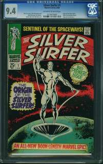 Silver Surfer #1 CGC 9.4 1968 Fantastic Four! 125 cm  