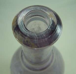 CITRATE MAGANESI AMETHYST MEDICINE BOTTLE ANTIQUE COLLECTIBLE SCIENCE 