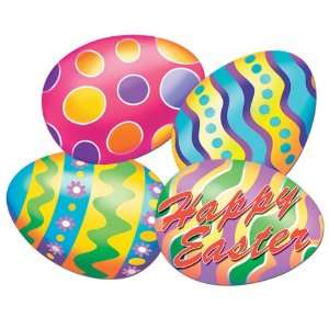  Packaged Easter Egg Cutouts Case Pack 60   678571: Home 