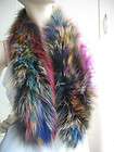 Real Wonderful fox fur scarf /cape (Colorful scarves)