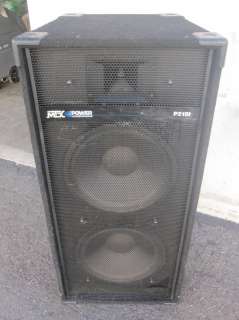 MTX P215H Power Pro Audio PA Loud Speaker Monitor 3 Way 2X15 1200 
