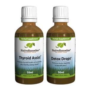   ThyroidAssist and Detox Drops ComboPack: Health & Personal Care