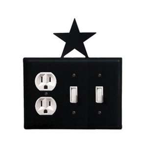  Star Combination Cover   Single Outlet With Double Switch 