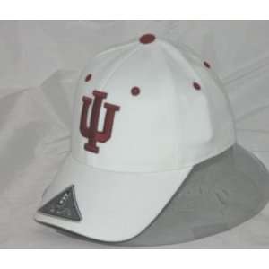Indiana Hoosiers IU NCAA Adult White Wool 1 Fit Hat Small  