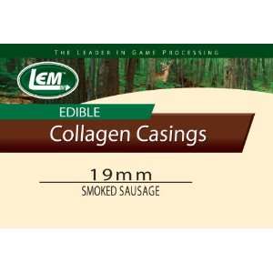   Products Smoked Clear Edible Collagen Casing (19mm)