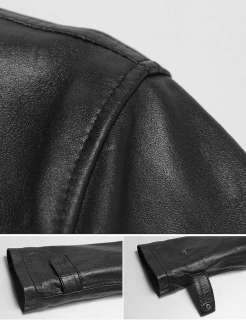 NEW Mens Premium Top Genuine Lambskin Leather Car Half Coat Jacket 