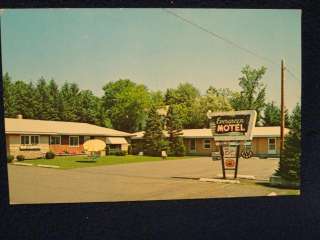 Evergreen Motel. Ladysmith, Wisconsin. Fine unused conditoin. 1956 ca 