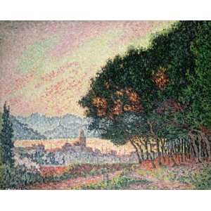 FRAMED oil paintings   Paul Signac   24 x 20 inches   Forest near St 