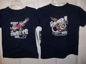Dallas Cowboys Are Da Bomb Shirt Toddler Girls Goys Size 3T NWT #242 