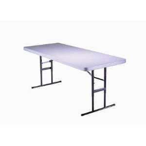 6 Commercial Grade Adjustable Table in Almond: Office 
