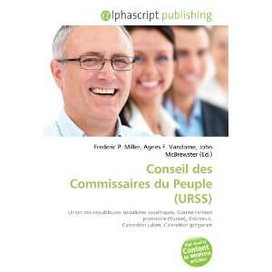  Conseil des Commissaires du Peuple (URSS) (French Edition 